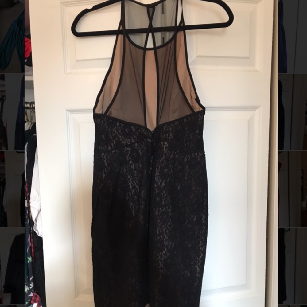 BCBG black lace dress